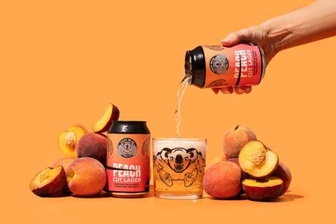 Drop Bear Peach Cut Lager Launches in Morrisons