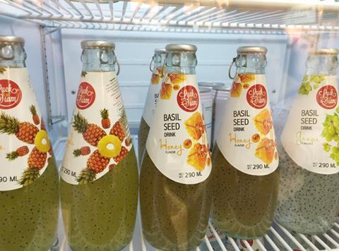 anuga basil seed drinks