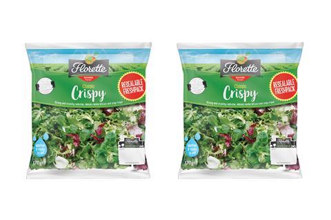 Florette resealable salad bag