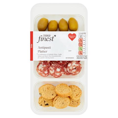 Tesco Finest Antipasti Platter 91G