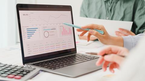 business presentation data graphs