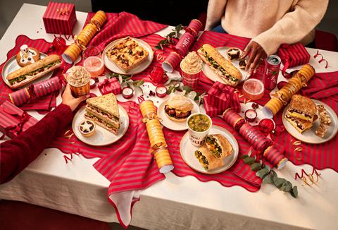 Pret a Manger Christmas products