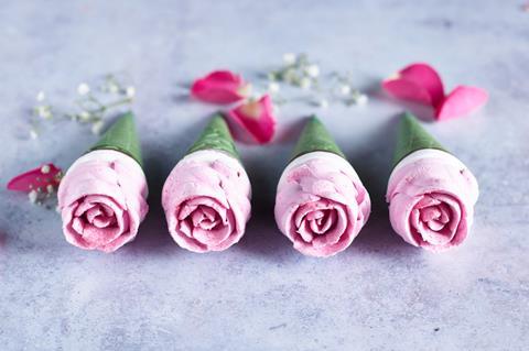 coop valentines rose ice cream cones