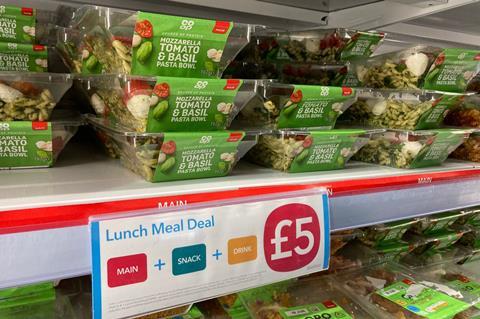 Glasto Co-op 5 meal deal