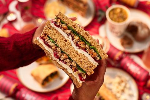 Pret a Manger Christmas Lunch Sandwich