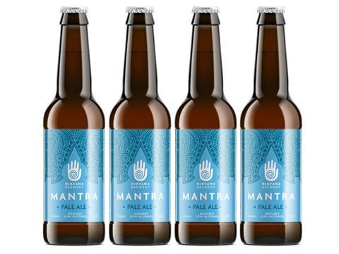 nirvana mantra low alcohol organic beer