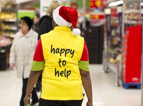 asda christmas staff