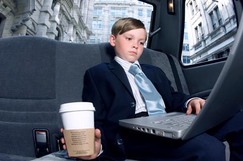 child ceo boss businessman