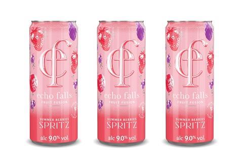Echo Falls Fruit Fusion Summer Berries Spritz