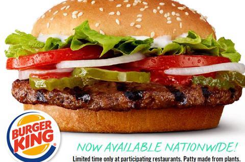 Impossible Whopper Burger King