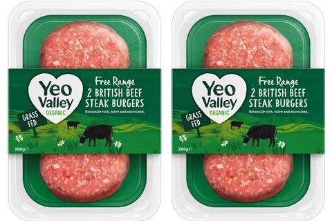 Yeo Valley burger