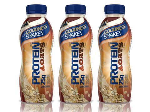 for goodness shakes protein and oats