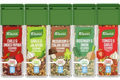 Knorr veggie cooks dry seasonings