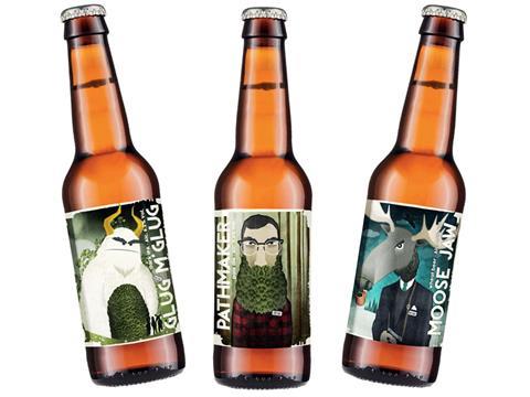 black sheep brewery craft beer bottles