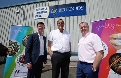 henderson foodservice acquires BD foods