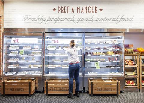 Pret A Manger interior