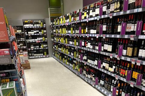 Waitrose solihull wine aisle