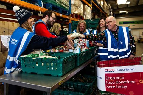 tesco christmas food collection