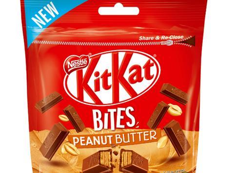 Kit Kat Bites peanut butter variant 