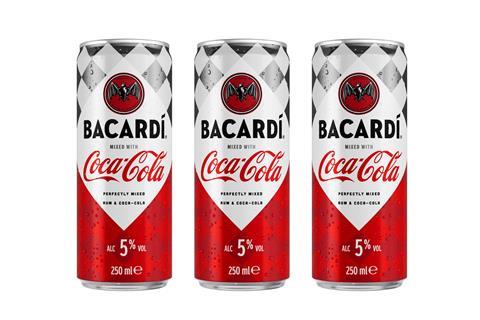 coca-cola and bacardi