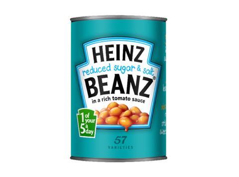 Heinz Reduced sugar & salt beans