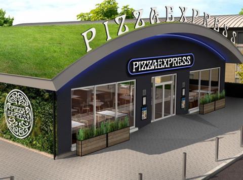 Pizza express Welcome Break Oxford