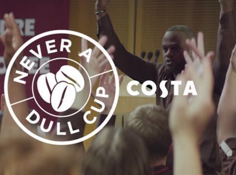 Costa Never a Dull Cup ad