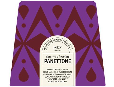 M&S Quattro Chocolate Panettone, £12