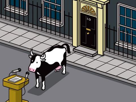 Cows at number 10