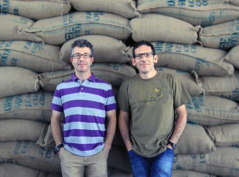 Union Hand-Roasted Coffee founders Steven Macatonia and Jeremy Torz