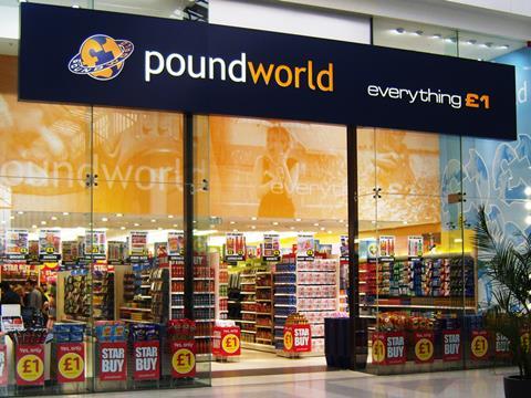 Poundworld store front