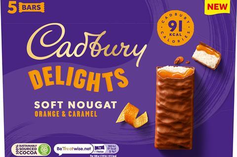 Cadbury Delights Orange & Caramel