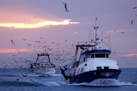 Fishing trawler boat