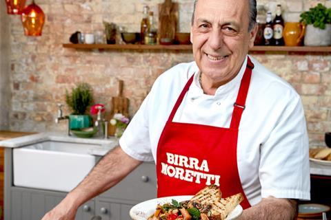 Gennaro Contaldo serves up dinner for Birra Moretti