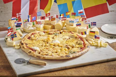 Pizza Melted cheese extra Eurovision
