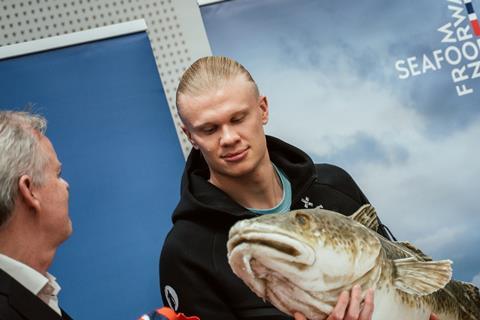 Haaland with fish