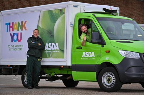 asda delivery van