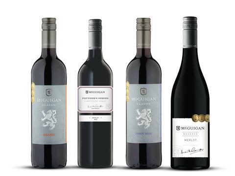 mcguigan founders range red wines