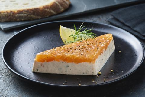 Smoked Salmon Terrine Triangle