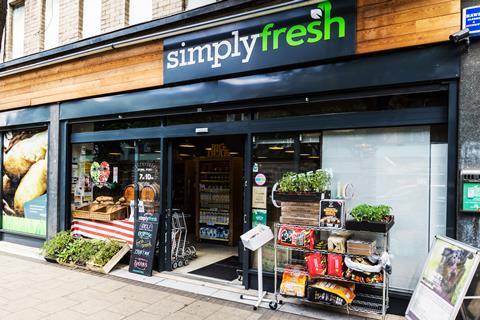 Simply Fresh Bethnal Green store front