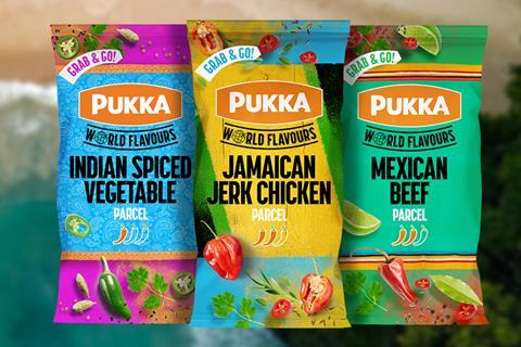 Pukka World Flavours pastry parcels  2100x1400