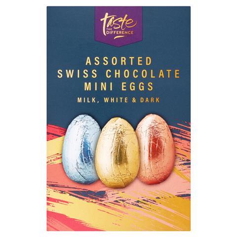 Sainsbury's Taste the Difference Assorted Swiss Chocolate Mini Eggs