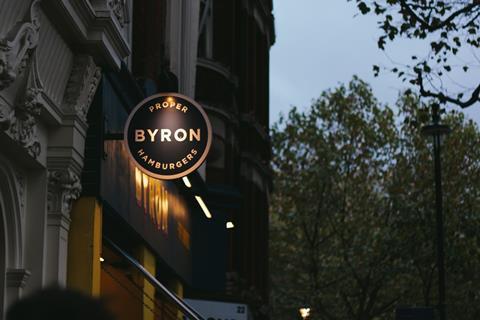 byron burgers restaurant