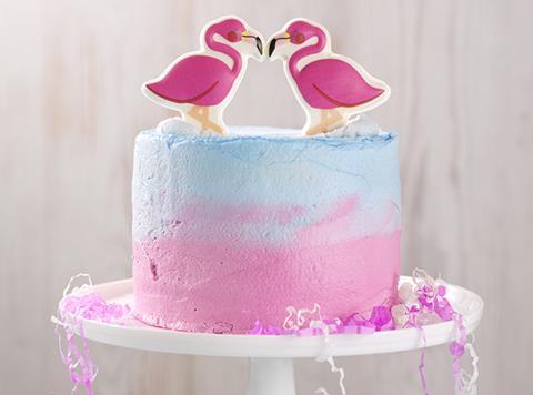 Asda flamingo cake