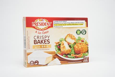 Président A La Carte Crispy Bakes with Brie