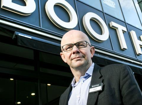 Booths' outgoing CEO Chris Dee  