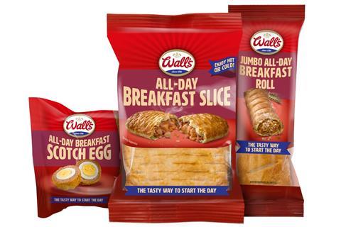 Wall's All Day Breakfast range