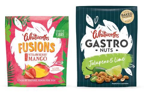 Whitworths Fusions and Gastro Nuts ranges