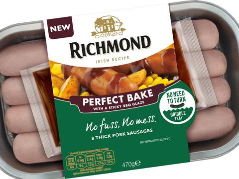 richmond perfect bake sausages