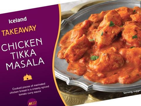 Iceland Takeway Chicken Tikka